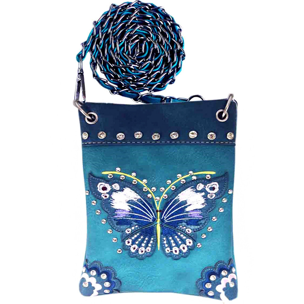 Embroidered Women's Butterfly Bag