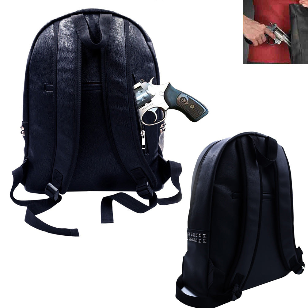 Concealed Carry Skull Concho Studded Cowgirl Backpack